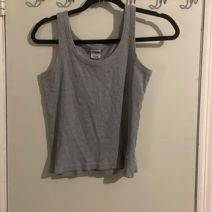 OLD NAVY grey sequenced rim tank top